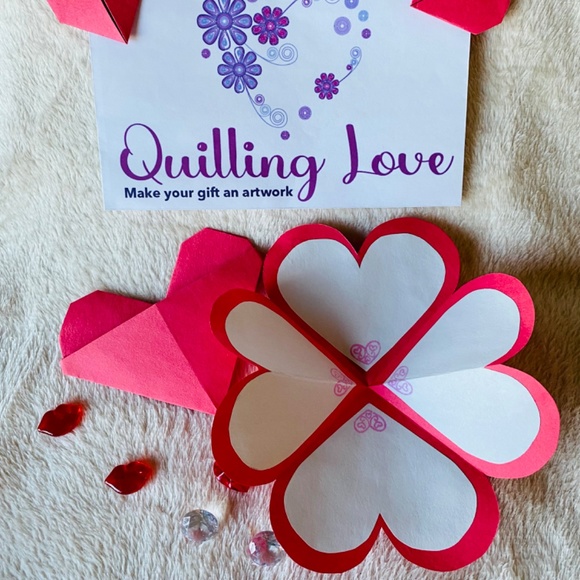 Quilling Love Anniversary Greeting cards - Picture 6 of 11